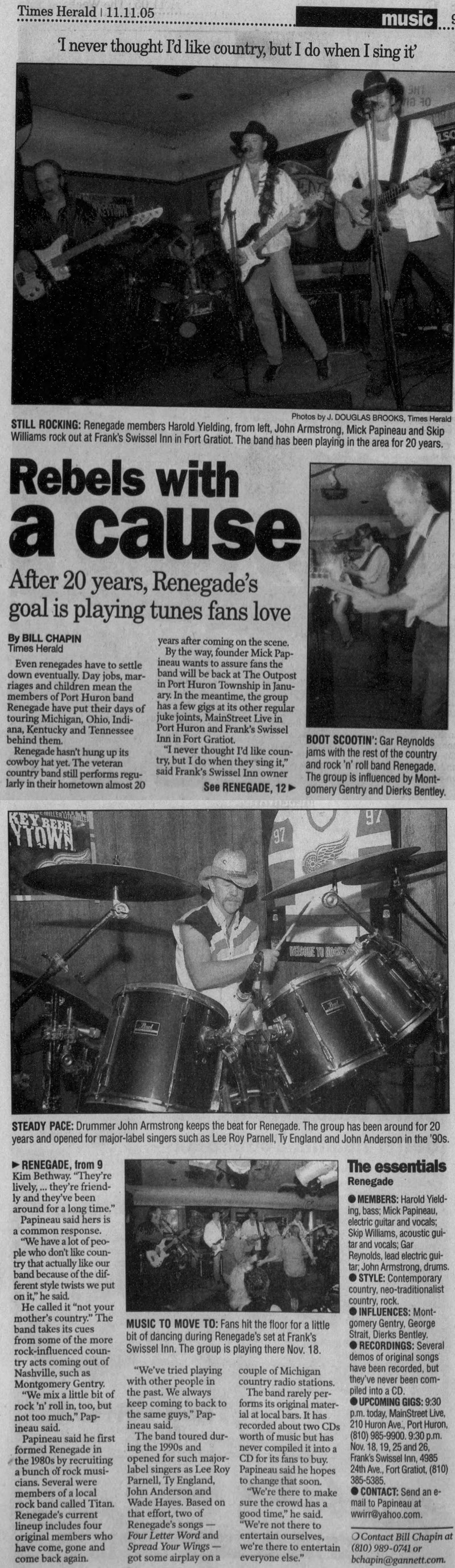 Swissel Inn - Nov 11 2005 Article (newer photo)